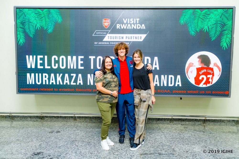 David’s trip was part of Visit Rwanda’s ground-breaking partnership with Arsenal Football Club,