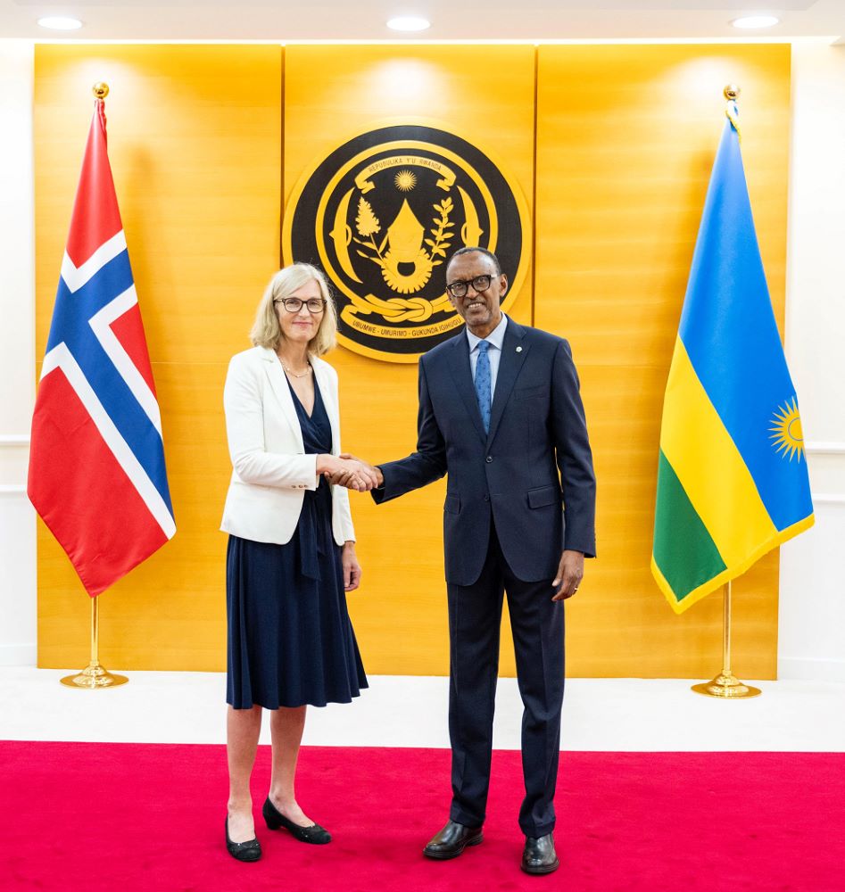 The new ambassador of Norway also presented credentials to Kagame.
