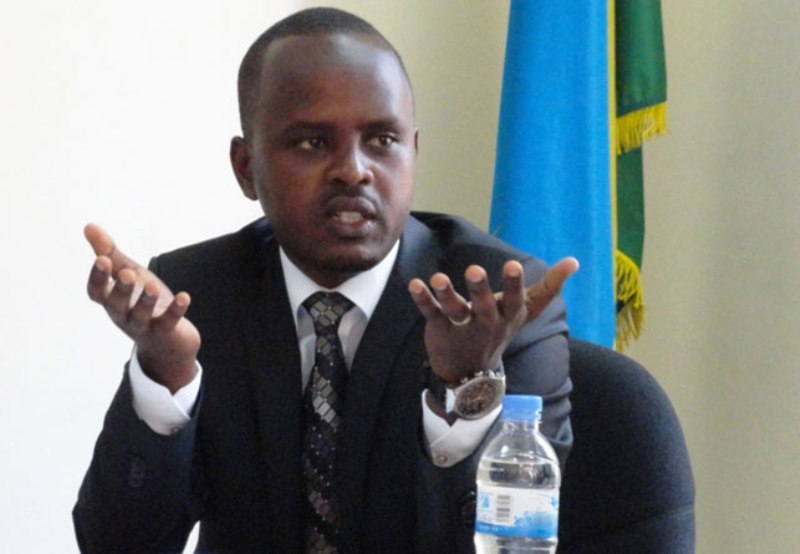 The state minister in the Ministry of Agriculture, Tony Nsanganira
