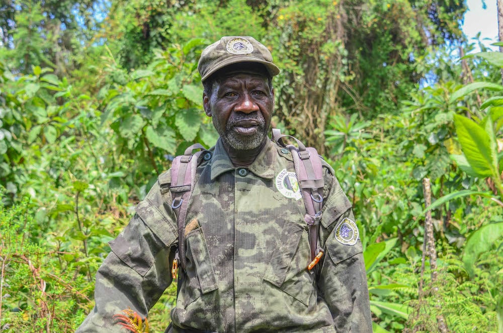 Jonas Nubaha started working for Fossey at Karisoke Research Center in 1979.