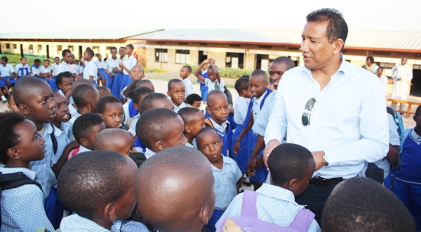 Ramaroson launched the IBF's project in Muhanga District (Rwanda)