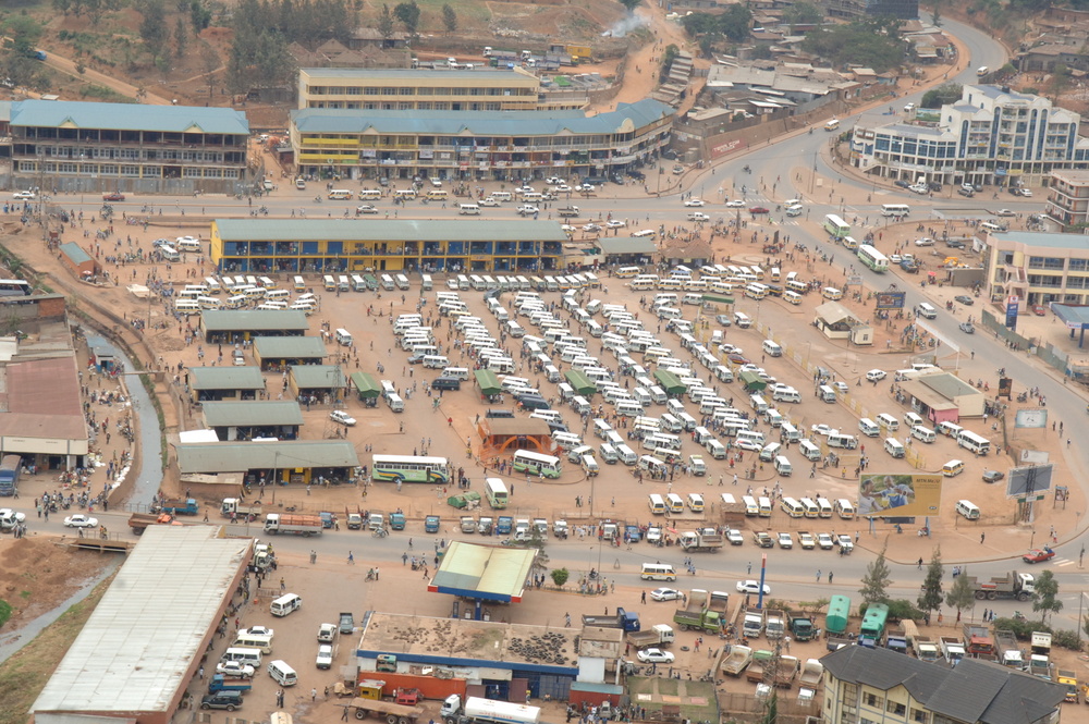 The view of Nyabugogo Bus Terminal in 2007