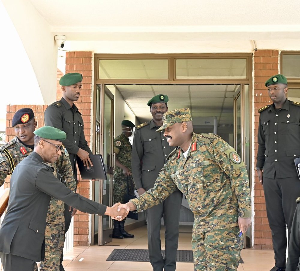 General Nyakarundi was welcomed along with his delegation. 