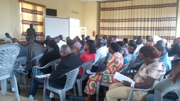 Cell executive secretaries of Nyamasheke district attending the security meeting yesterday