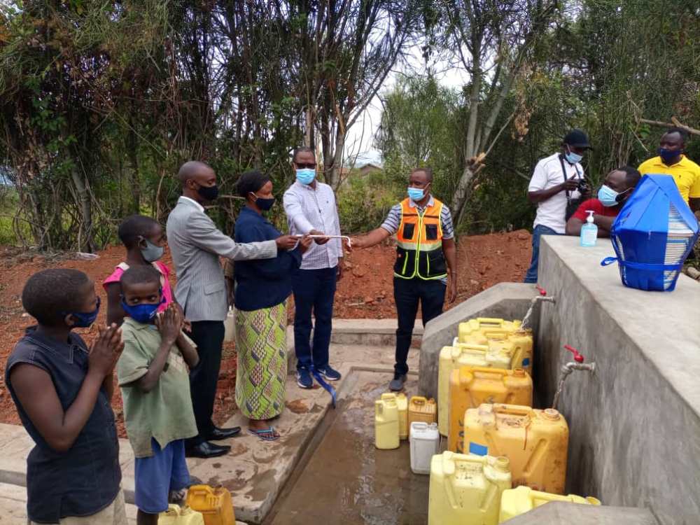 The water supply system is among infrastructures launched in Nyanza districts to mark the celebration of Rwanda’s 27th Liberation anniversary.