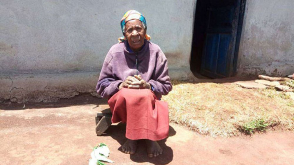 Elizabeth Nyirabatware is one of Rwandans taken to Kenya during colonial times. PHOTO :TOM MATOKE / NMG