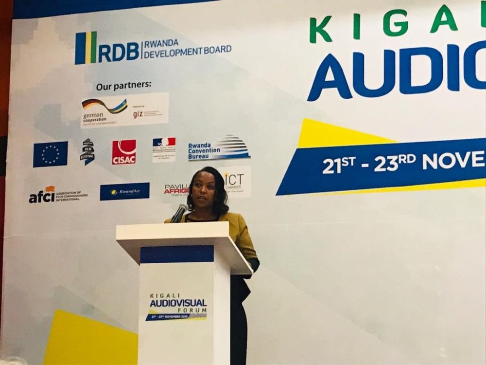 Sports and Culture Minister, Esperance Nyirasafari called members of the audiovisual sector to enhance professionalism for national growth and job creation