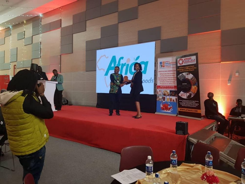 Doriane Nzorubara, Head of Strategy and Programs at AIF received the award in the sustainability category rewarding AIF’s value chain centric initiatives.