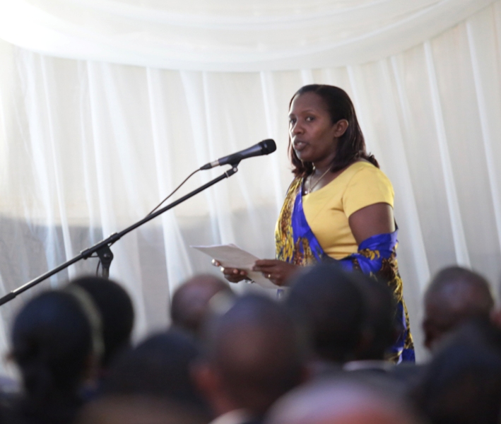 The governor of Eastern Province, Odette Uwamariya