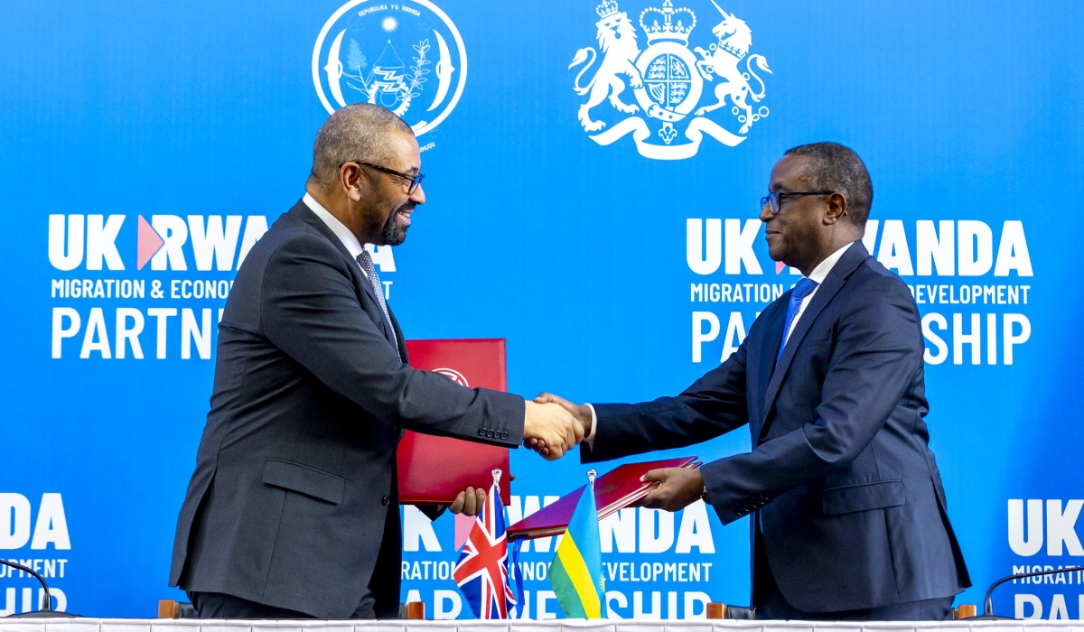 At the end of last year, Rwanda and the UK signed a revised migration treaty. It was signed by the UK Home Secretary, James Cleverly, and Rwanda's Minister of Foreign Affairs, Dr. Vincent Biruta.