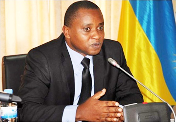 The Minister of State in Charge of Primary and Secondary Education , Rwamukwaya Olivier