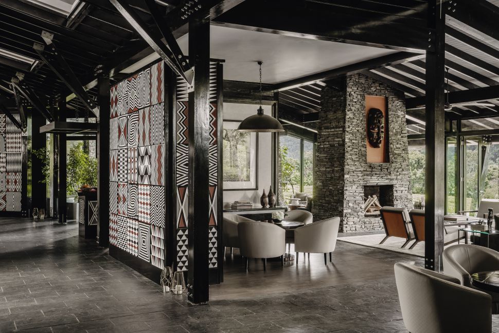 Nyungwe house also celebrates Rwanda's art and culture throughout its whole interior