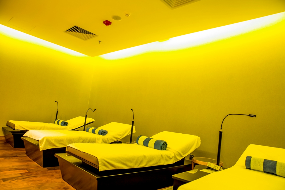 One of Kigali Marriott's spa treatments rooms