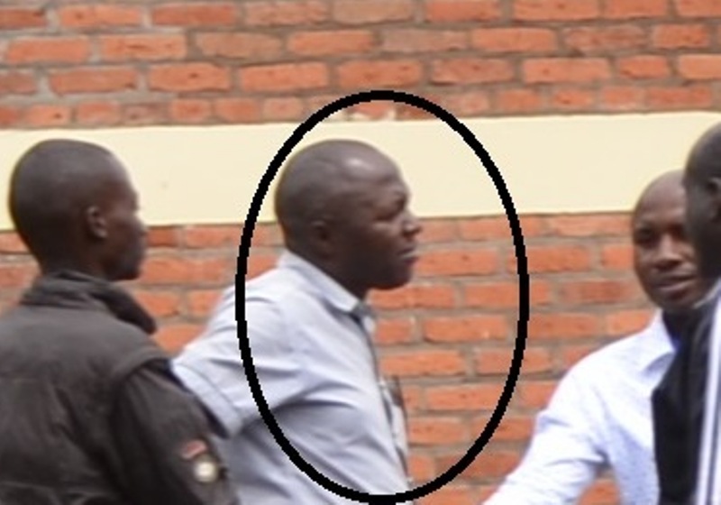 Rusizi district veterinary office, Oscar Niyonsaba is the encircled man