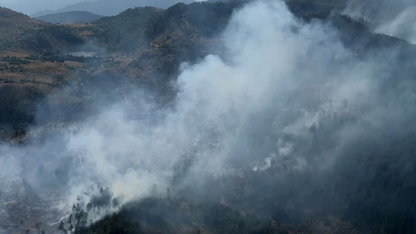The team began its mission last Monday in the Gramsh forest area and neighbouring regions.