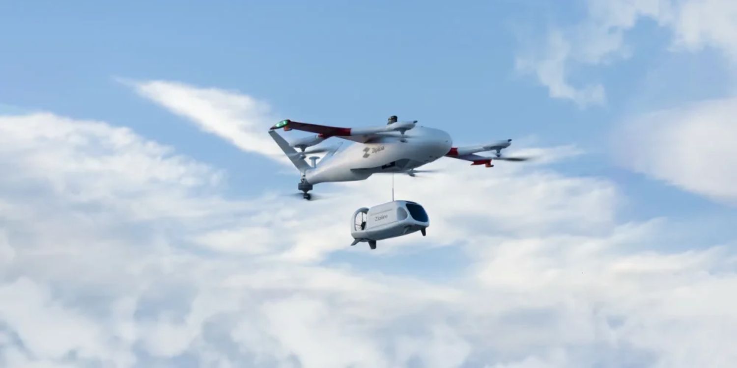 Each drone can carry between two and three kilograms, fly up to 160 kilometres, and operate for up to three hours on a single battery charge.