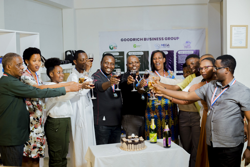 It was a celebration as the Mega Global Market team welcomed the Vice President of Mega Global, Jastine Mwanjala, and its President, Dr. Francis Habumugisha, who had been traveling to various countries seeking partners."