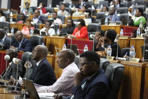 Parliamentarians in discussions with senators yesterday