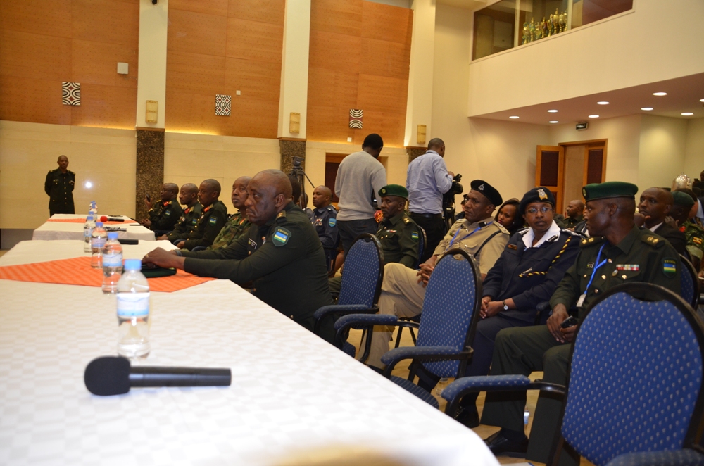Participants of the training follow proceedings