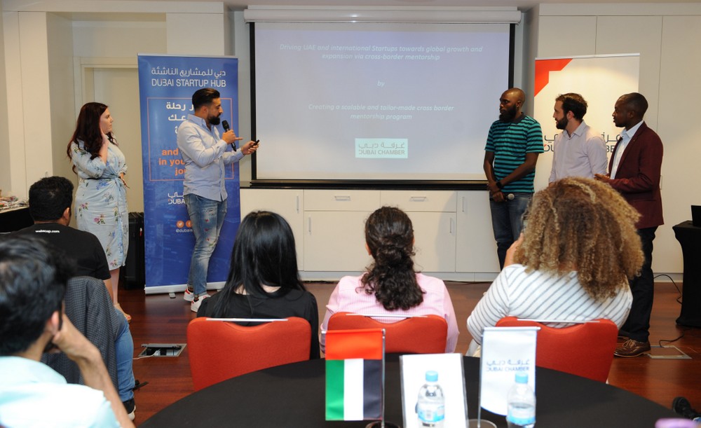 Participants presenting their ideas during the Chamberthon