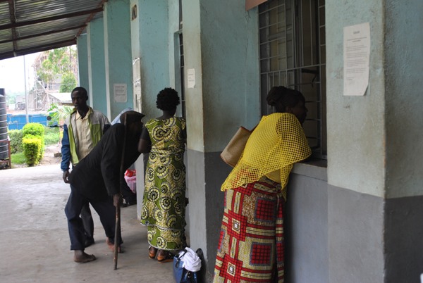 Users of Cyanika one stop border seeking services at the migration and immigration offices. 