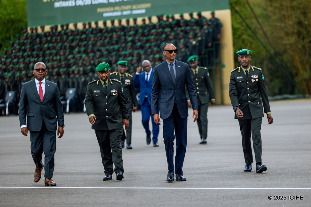 President Kagame has promoted over 600 RDF officers.