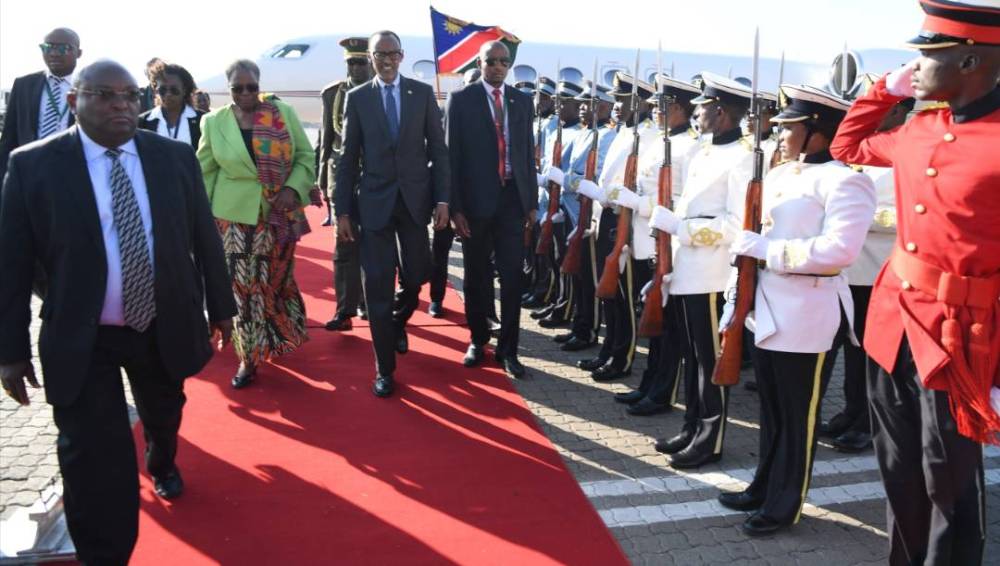 President Kagame is in Windhoek, Namibia where he will deliver remarks during the 38th Summit of the Southern African Development Community (SADC).