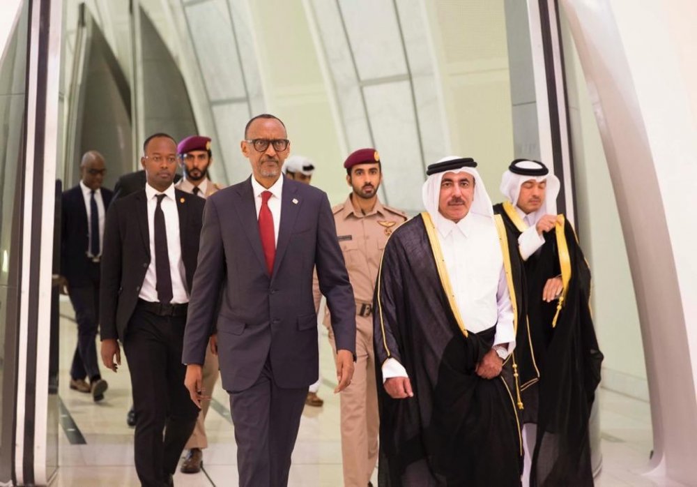 President Paul Kagame has landed in Doha, Qatar, joining Emir Sheikh Tamim Bin Hamad al Thani and other Heads of States in discussing a number of international challenges.