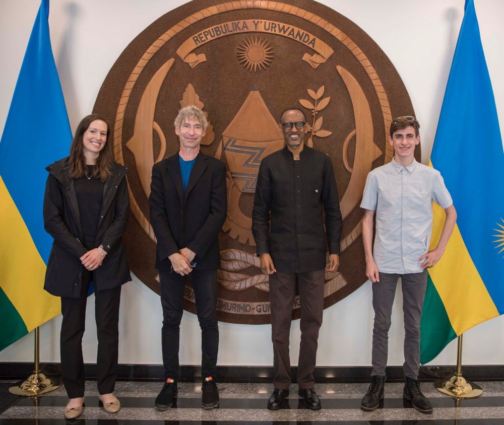 President Paul Kagame has received Robert Nelsen and accompanying delegation.