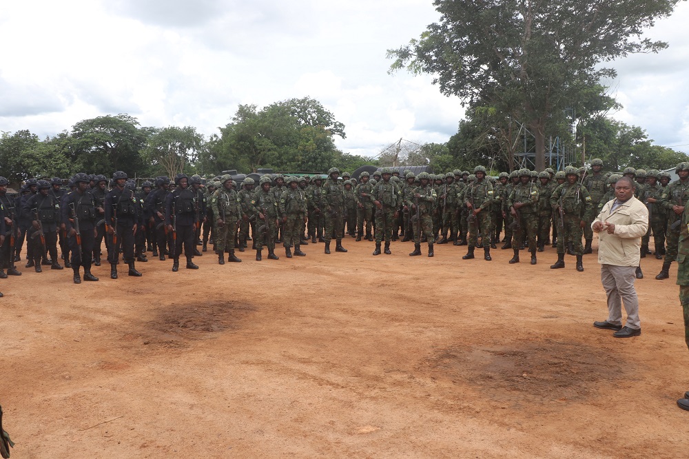 President Nyusi commended the work done by RSF in pacifying the district.