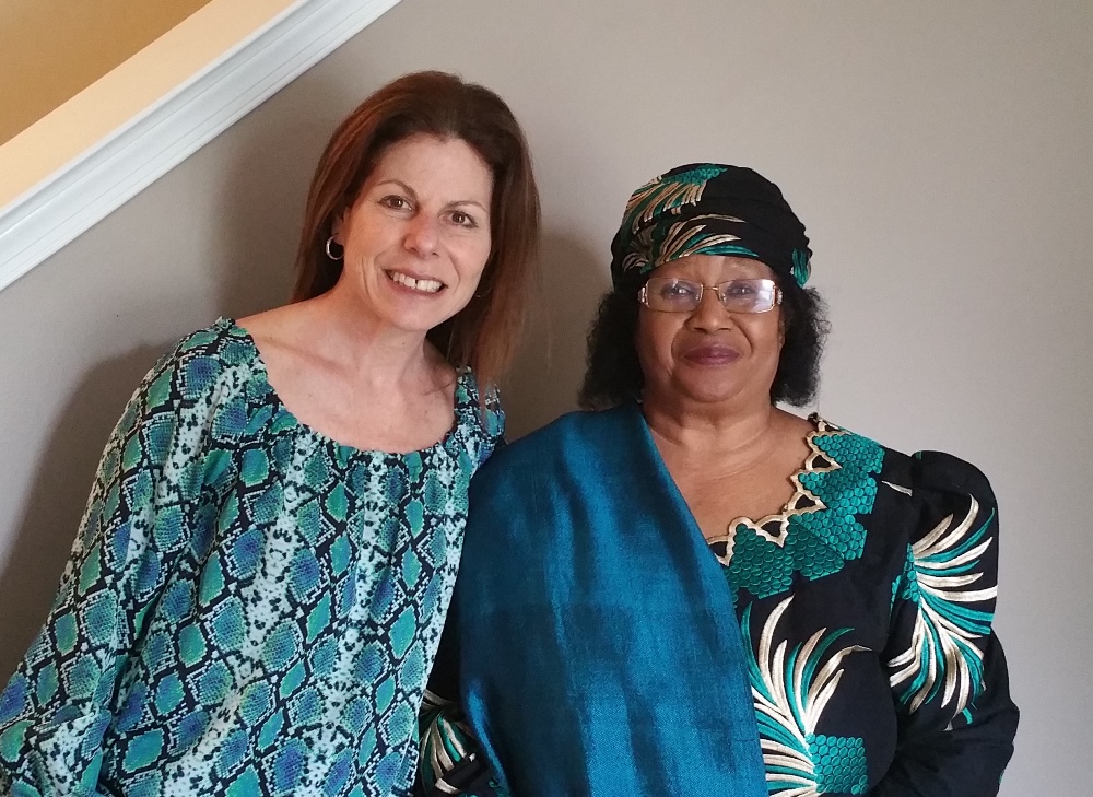 Akilah President Karen Sherman with former Malawi President Joyce Banda.