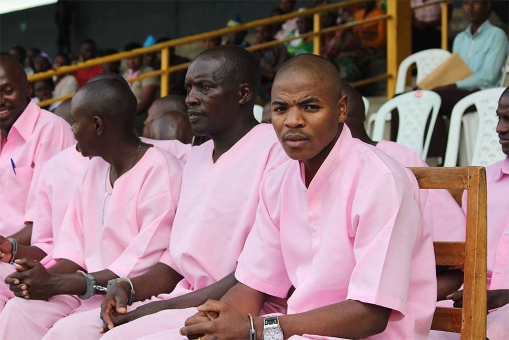Jotham Nsegiyumva (first right)