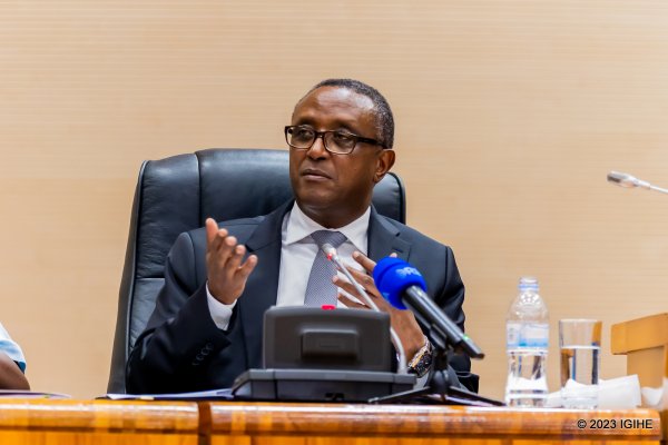 Rwanda's Minister of Foreign Affairs and International Cooperation, Dr. Vincent Biruta.
