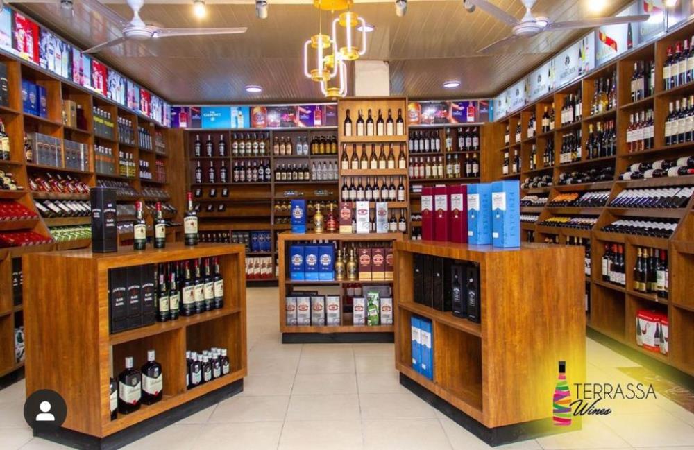 At Terrassa Holdings, customers can pick wines, liquors of choice imported from renowned manufacturers.