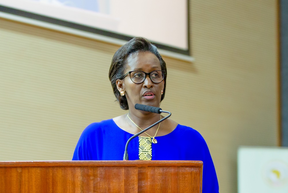 Rwanda's First Lady Mrs. Jeannette Kagame joined Pan-African Parliament Members to call for increased women role in fighting against corruption on the continent