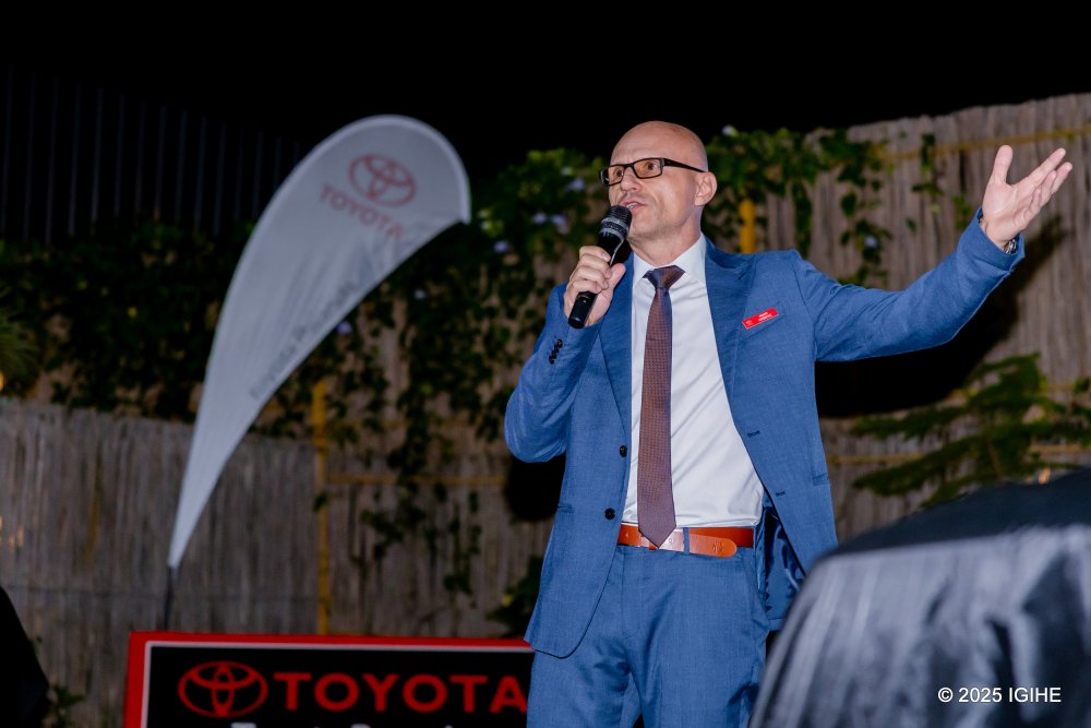The Managing Director of Toyota in Rwanda, Nenad Predrevac, encouraged companies, private businesses, and families to buy this vehicle.