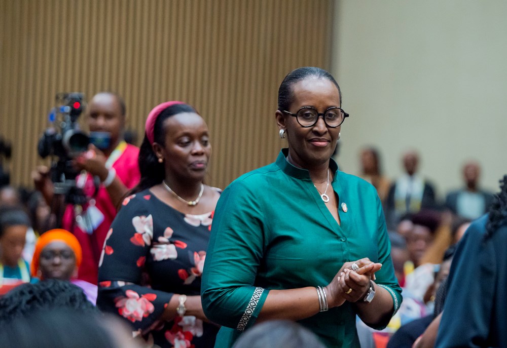 Jeannette Kagame says that they should be responsible for choosing the right path for their life and a future they will be proud of.