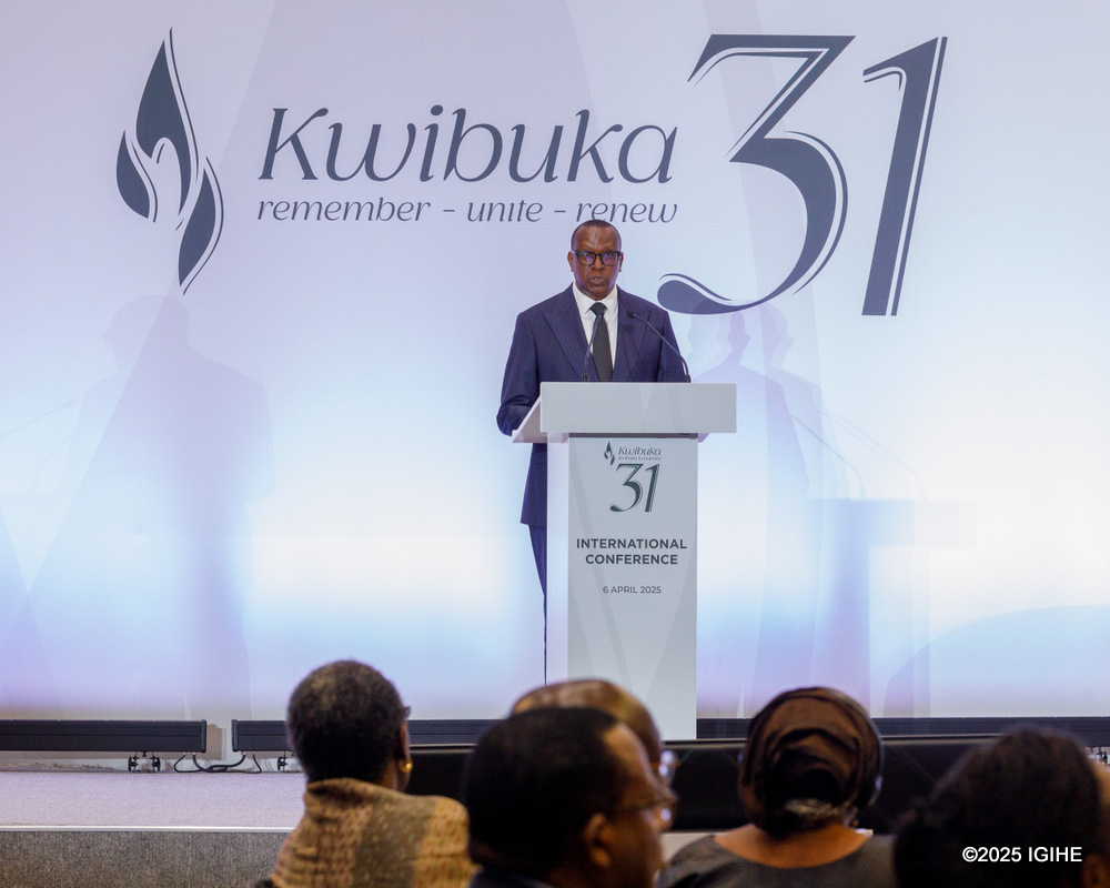 Speaking during the Kwibuka31 International Conference on Sunday, April 6, 2025, Minister Bizimana said the cancellation of genocide memorial activities that had been scheduled in the cities of Liège and Brussels undermines the memory of the victims.