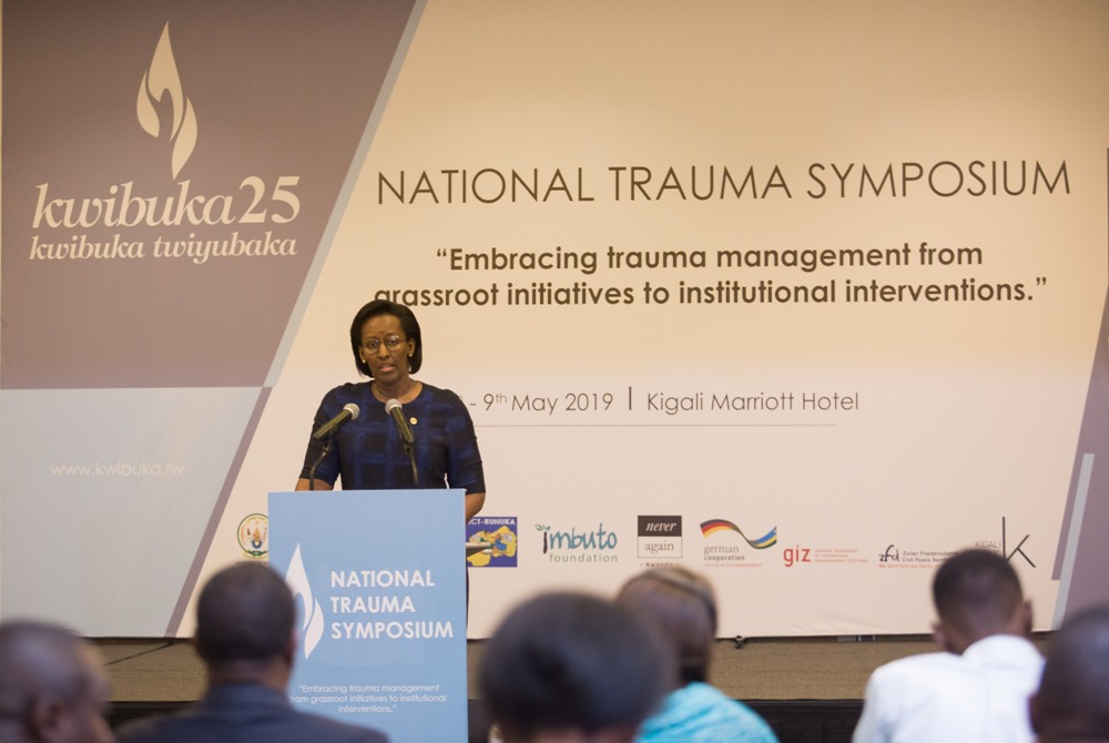 First Lady Jeannette Kagame has called for concerted efforts to overcome the trauma that persists among genocide survivors after the 1994 Genocide against Tutsi