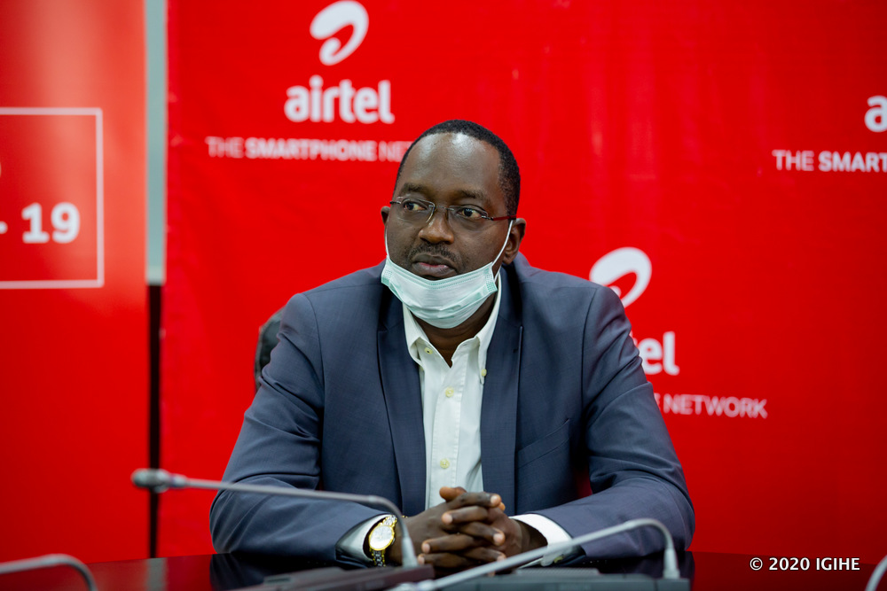 Health Minister Dr. Ngamije Daniel appreciated the support provided by Airtel Rwanda