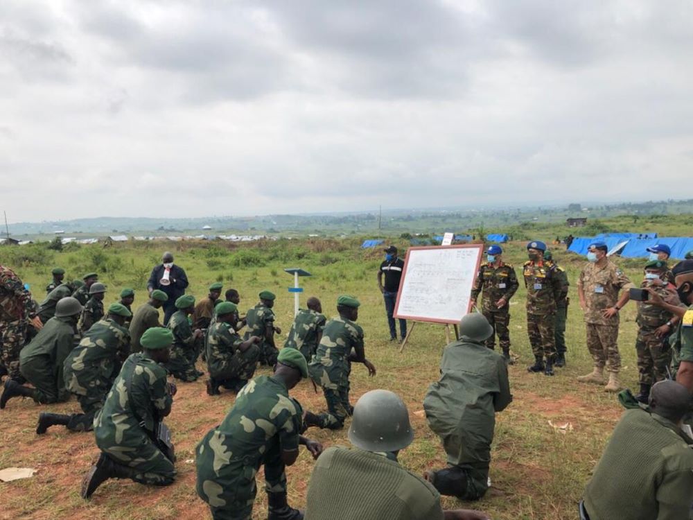 MONUSCO has trained FARDC officers and troops in military strategies and war tactics but many of them keep fleeing.