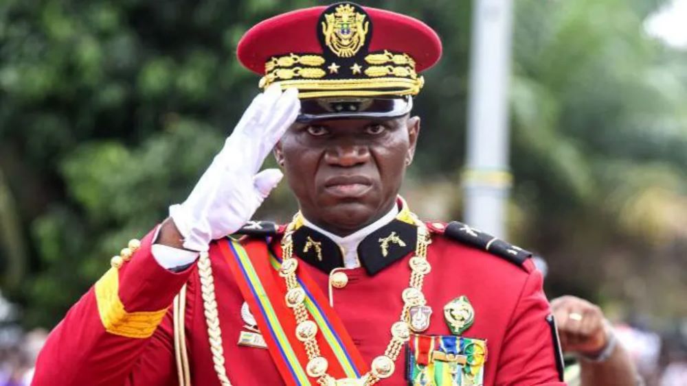 Gen Brice Oligui Nguema took power following a coup in 2023.
