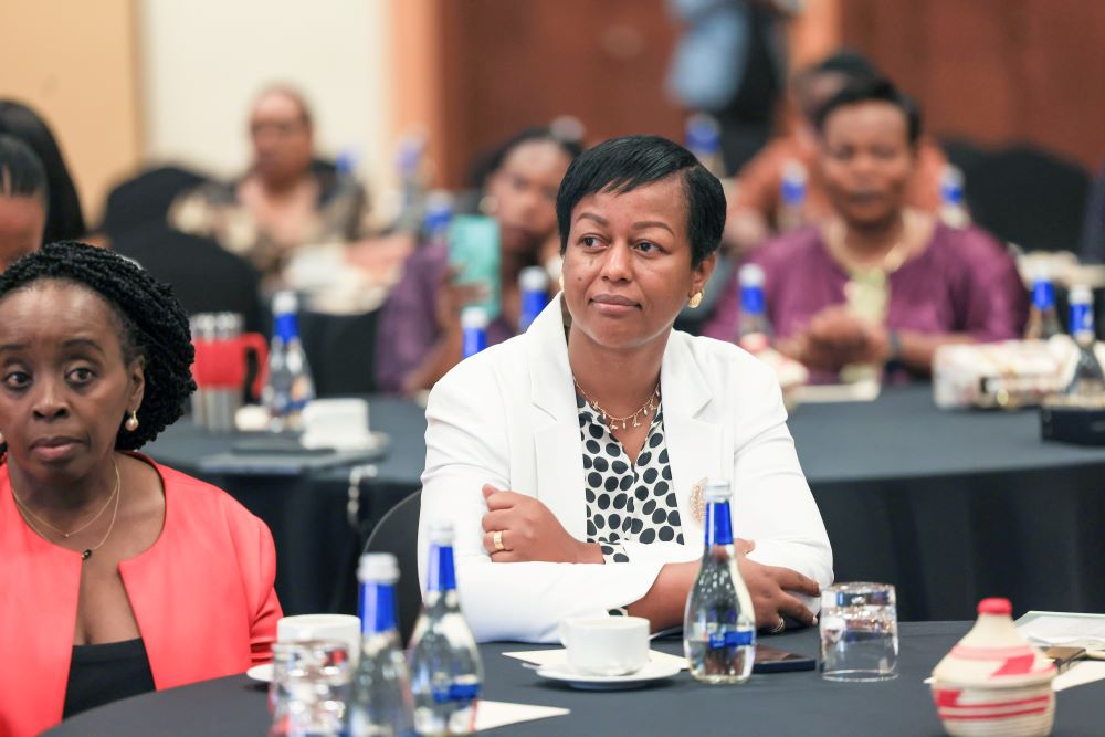 Jeanne Francoise Mubiligi, Chairperson of the Private Sector Federation (PSF), commended the resilience and innovation of Rwandan women.