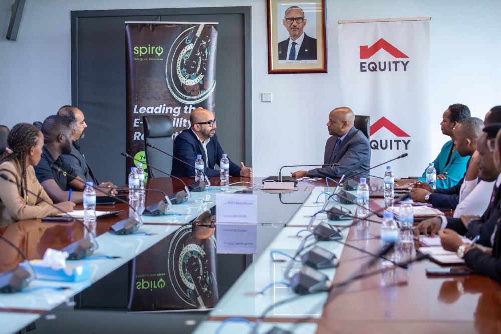 Equity Bank Rwanda has entered into a strategic partnership with Africa Green Mobility Solutions Rwanda Limited (SPIRO) to accelerate Rwanda’s shift toward e-mobility and green investments.