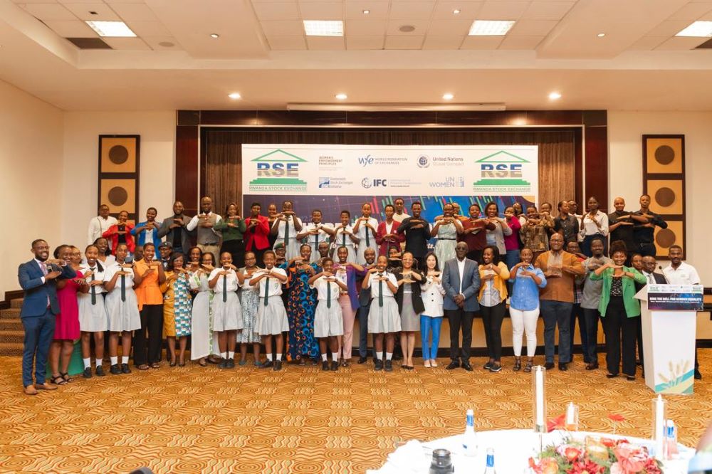 RSE hosted the annual "Ring the Bell" event to celebrate International Women’s Day in Rwanda.