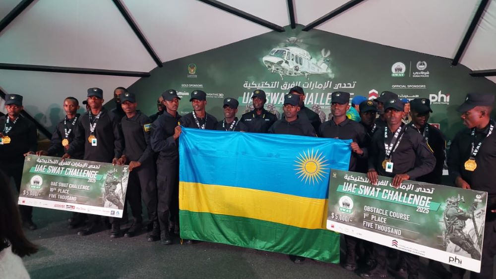 The Rwanda National Police Special Weapons and Tactics (SWAT) teams performed exceptionally well.