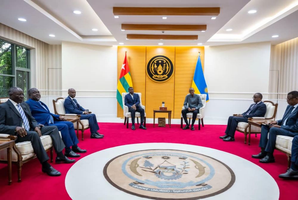 President of Togo, Faure Essozimna Gnassingbé, is on a working visit to Rwanda which started on Monday April, 21, 2025.