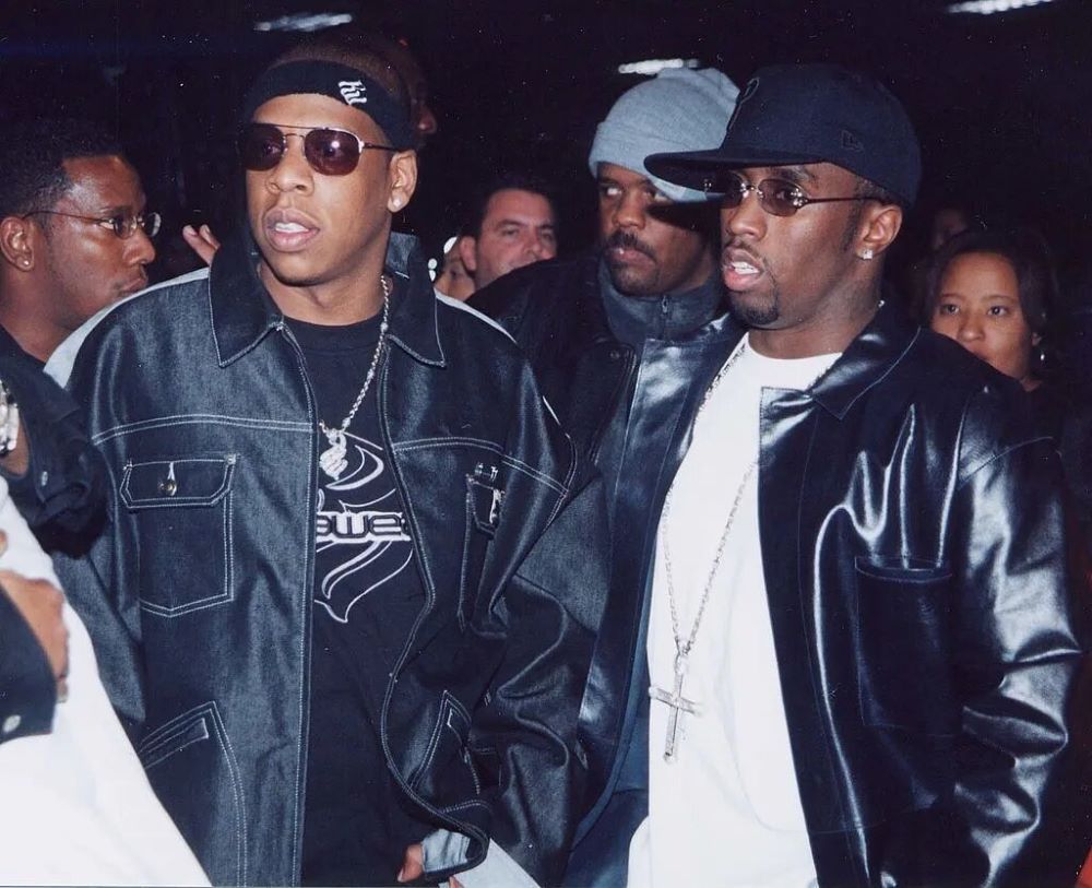 Jay Z and Sean "Diddy" Combs pictured together in 2000.