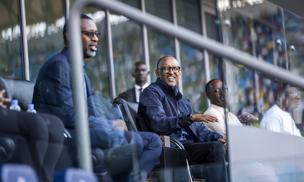 The Head of State watched the second half