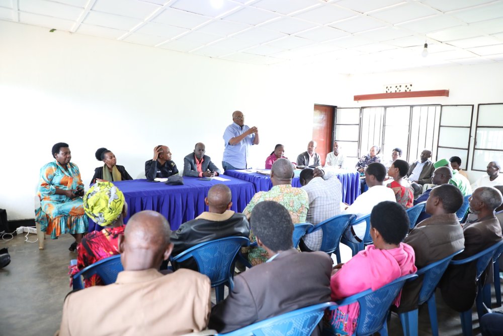 The community outreach, led by members of the Parliamentary Forum on the Prevention and Denial of the Genocide Against the Tutsi (AGPF).